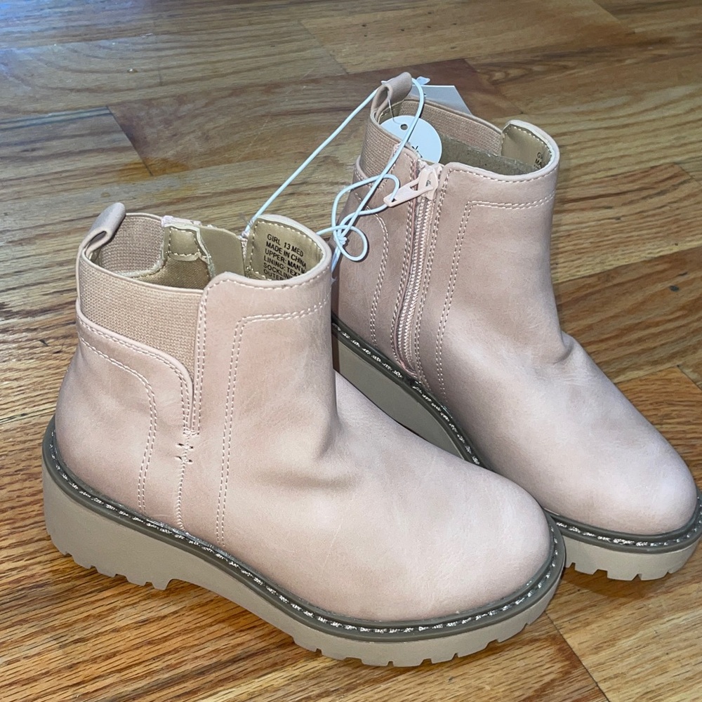 NEW Sonoma Girls Blush Slip-On Dress Shoes 13